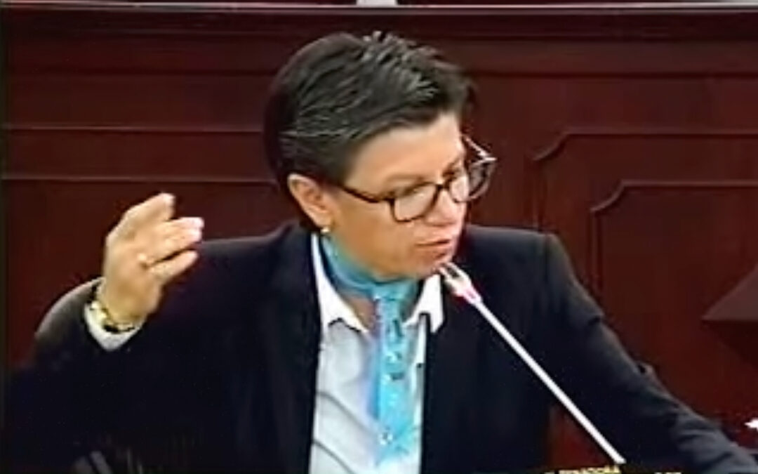 Claudia López realizó debate de control político sobre la implementación de los Acuerdos de Paz