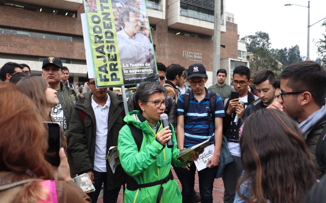 La gira de la esperanza arrancó recorridos por las universidades de Bogotá