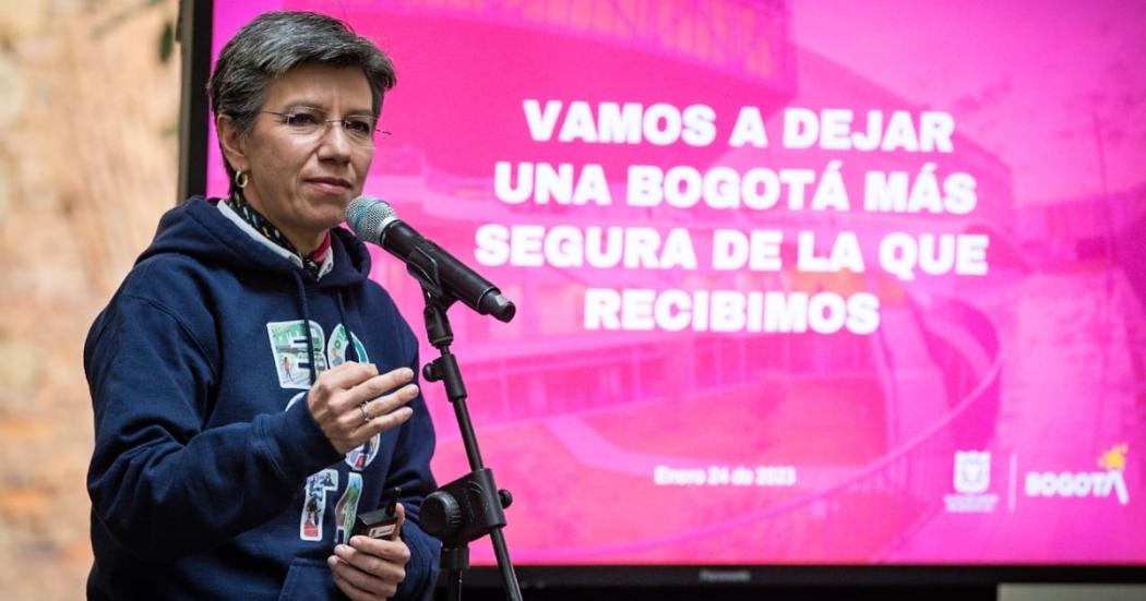 Claudia Lopez anunció estrategias y 7 comandos para mejorar la seguridad de Bogotá