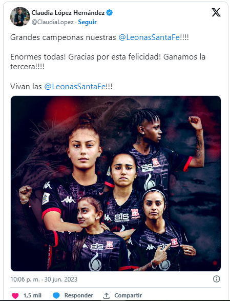 El fútbol femenino: otro logro para Bogotá en la administración de Claudia López