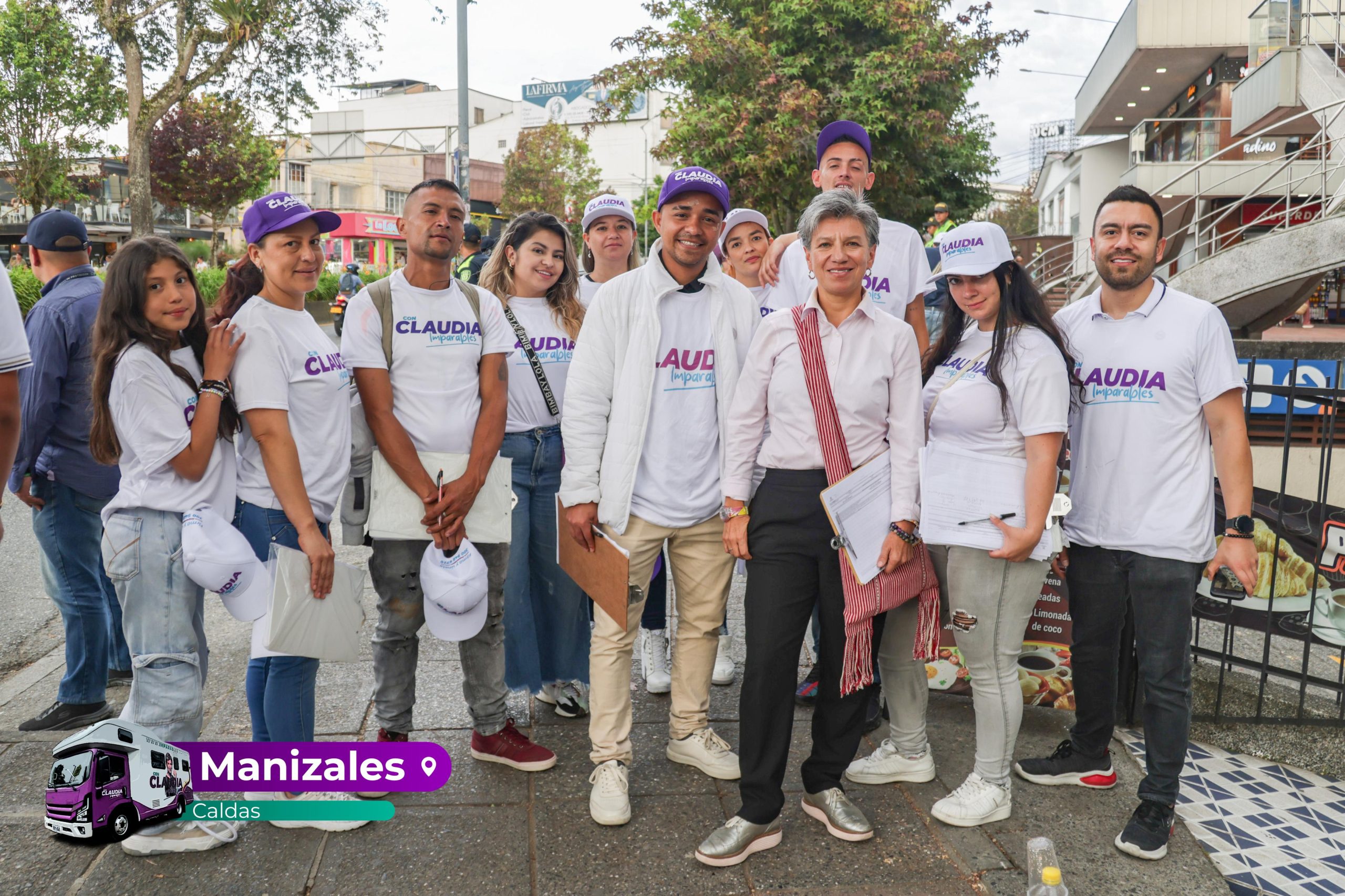 Claudia López en el Eje Cafetero