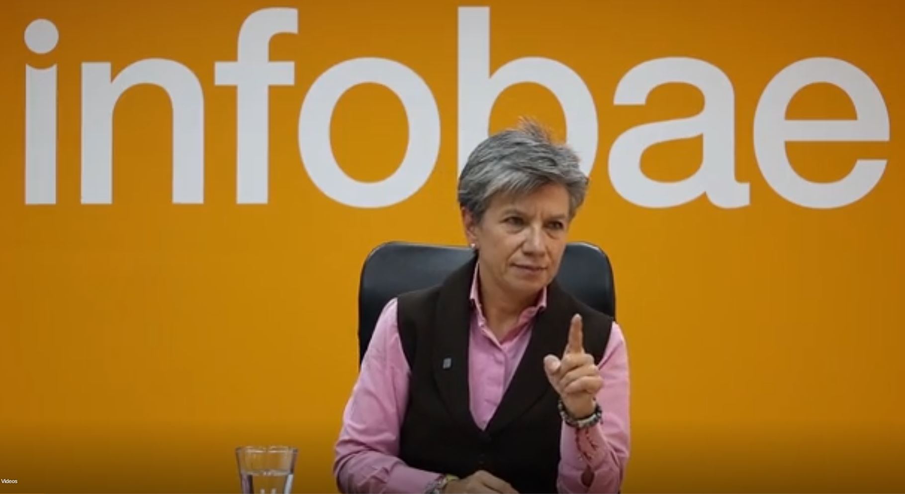 Claudia López en Infobae