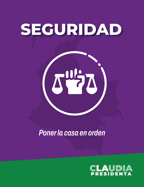 La propuesta de Claudia López para recuperar la seguridad