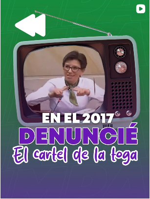 En 2017 denuncié el Cartel de la Toga