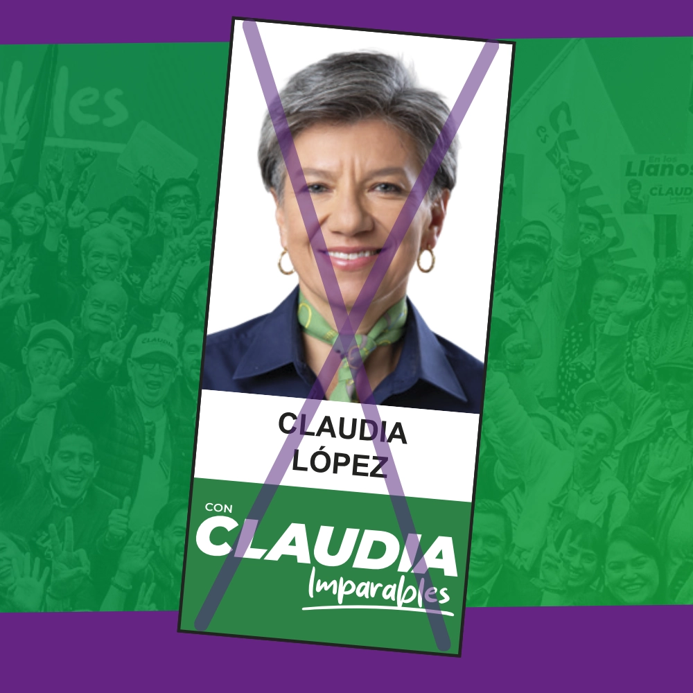 este 8 de marzo vota por Claudia López en la Consulta de las Soluciones