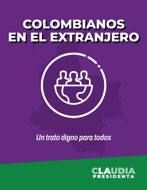 claudia lopez colombianos extranjero La propuesta de Claudia López para mejorar la infraestructura