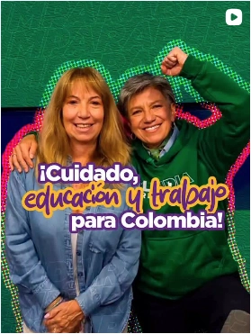 Claudia Lopez cuidado colombia