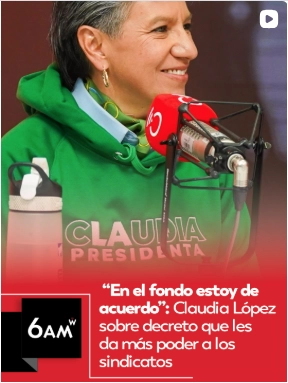 La candidata presidencial Claudia
