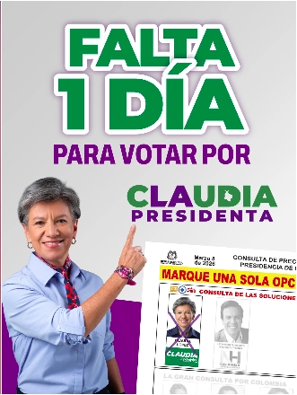 claudia lopez 1 dia