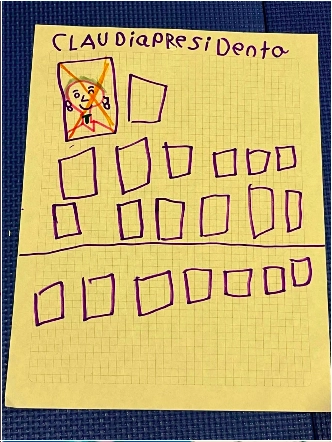 claudia lopez presidenta dibujo