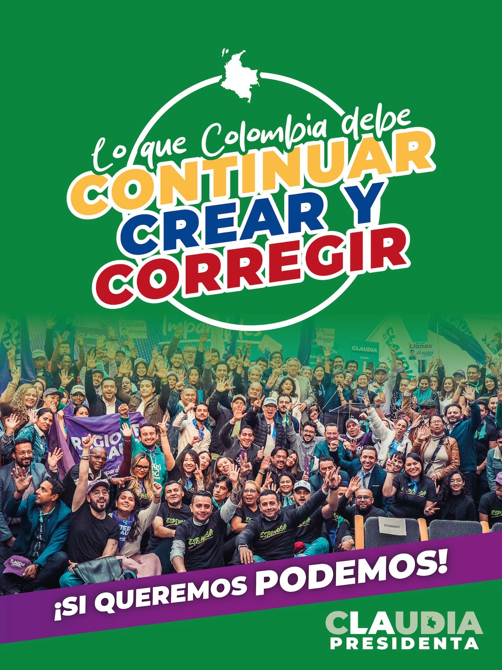 Claudia López 4 cosas que hay que Continuar crear y corregir