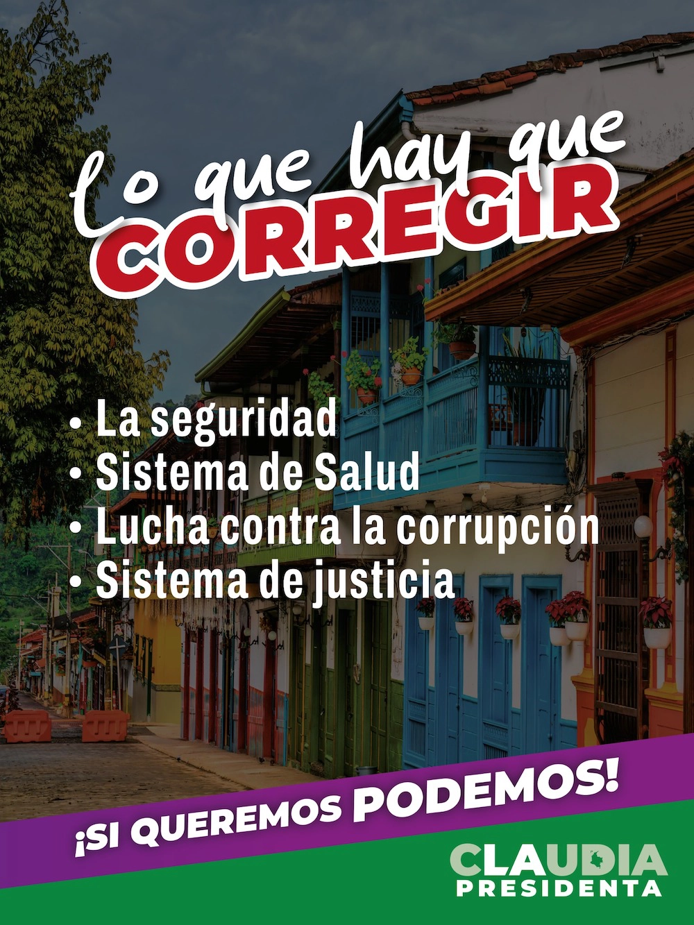 Claudia López 4 cosas que hay que corregir Colombia
