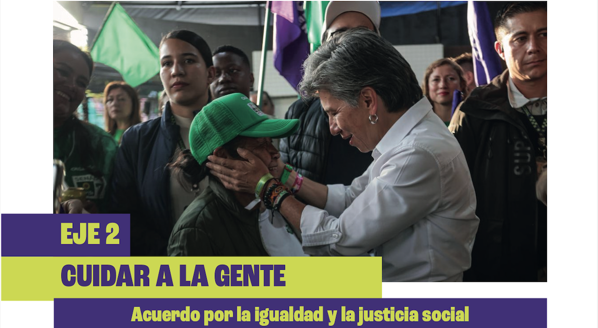 Claudia Lopez y su propuesta para cuidar la gente