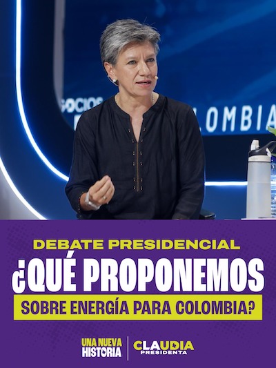 Propuestas de energía en el debate #ColombiaDecide2026