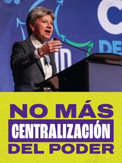 Colombia sufre por ahora una triple centralización