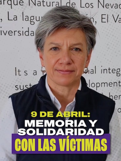 #9DeAbril honramos la memoria de las víctimas