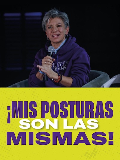 Claudia López: ¡Yo no he cambiado mis posturas!