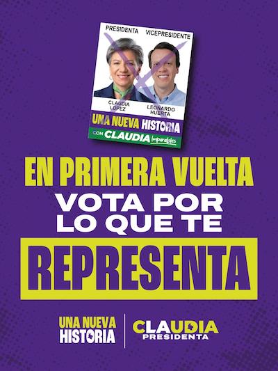 La primera vuelta presidencial en Colombia es para