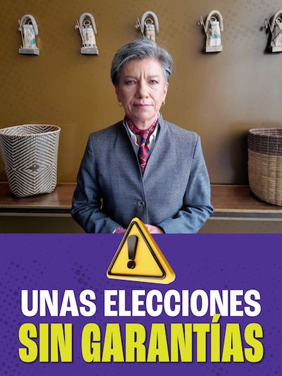 No hay garantías para competir en esta elección presidencial