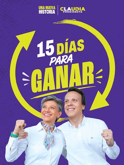 ¡15 días para elegir quien nos defienda y nos represente!
