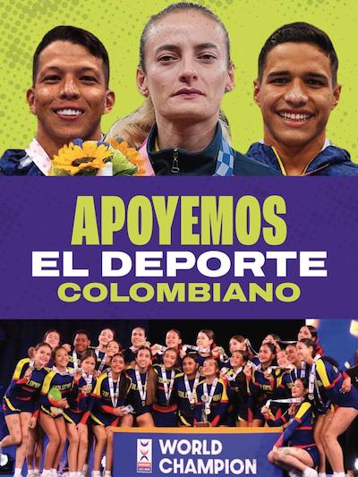 La Selección Colombia de porrismo y Yeison López