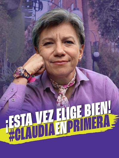 claudia lopez elige bien primera