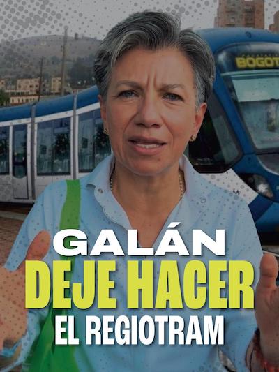 ¡El alcalde Galán ni hace, ni deja hacer el Regiotram del Norte!