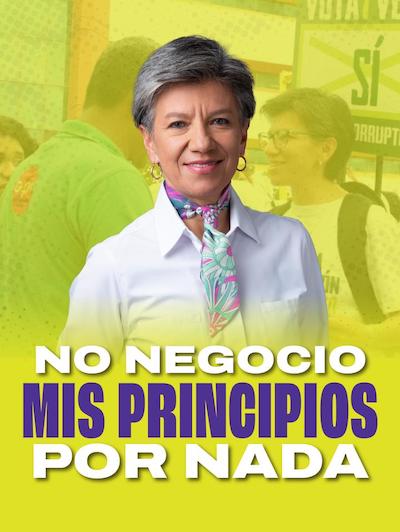 Ténganlo claro ¡No negocio mis principios por nada!